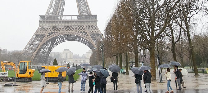 Nu Skin World Star Tour visits the Eiffel Tower